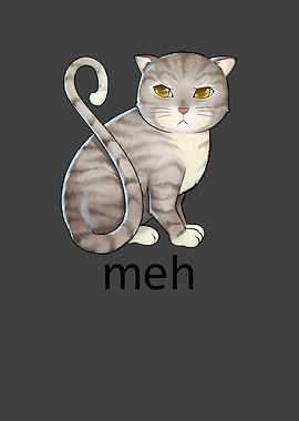 Funny Meh Cat Lovers