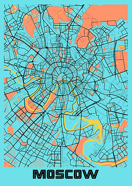 Moscow Gloria City Map