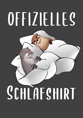 Sleep shirt with two sea