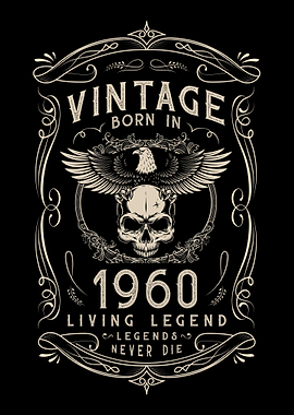 Vintage 1960 Living Legend