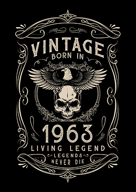 Vintage 1963 Living Legend