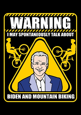 Joe Biden mountain biking