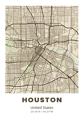 Houston City Map