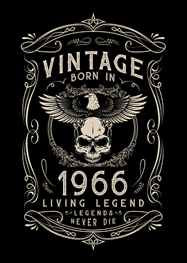 Vintage 1966 Living Legend