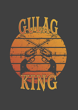 Vintage revolver sunset