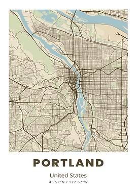 Portland City Map