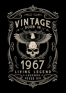 Vintage 1967 Living Legend