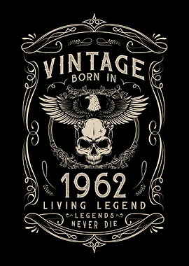 Vintage 1962 Living Legend