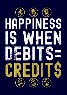 Happiness Is When Debits