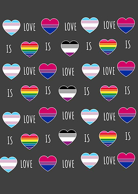 Love is Love flag LGBT Gay