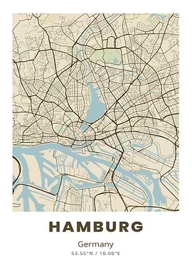 Hamburg City Map