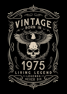 Vintage 1975 Living Legend