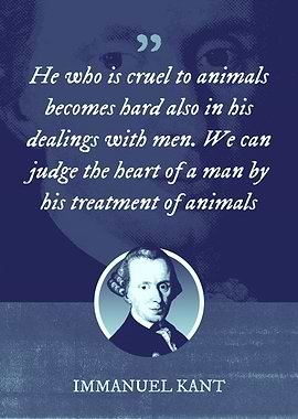 He who is cruel to animals