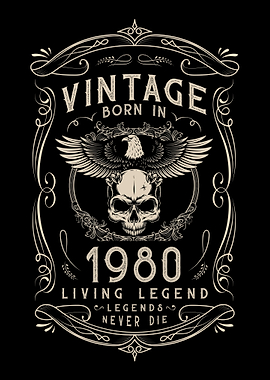 Vintage 1980 Living Legend