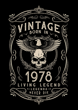 Vintage 1978 Living Legend