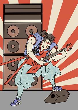 guitarist samurai