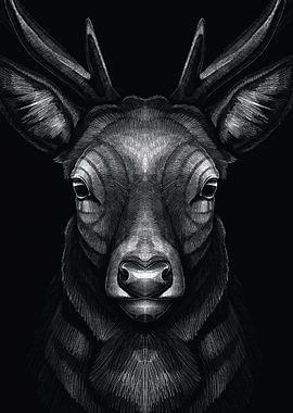 Drawing of the deer