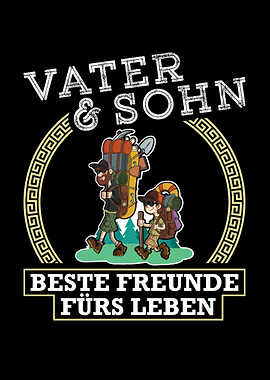 Vater Sohn Beste Freunde