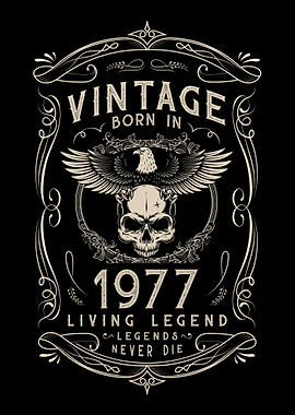 Vintage 1977 Living Legend