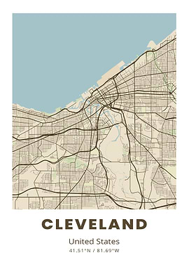 Cleveland City Map