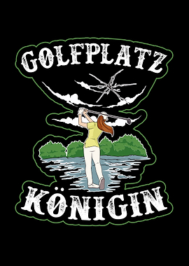 Golfplatz Knigin Golferin