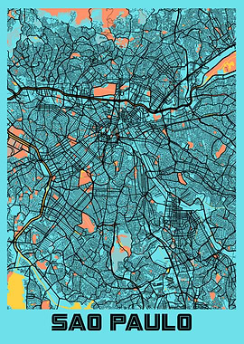 Sao Paulo Gloria City Map