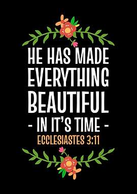 Bible Ecclesiastes 3 11