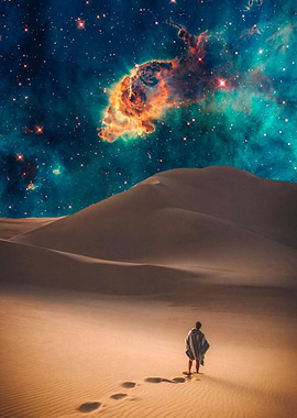 Desert under Carina Nebula