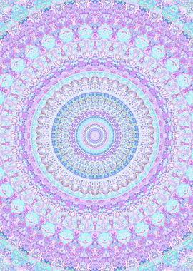 Psychedelic Groovy Mandala