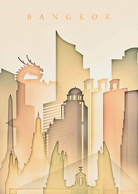 Bangkok Thailand Skyline