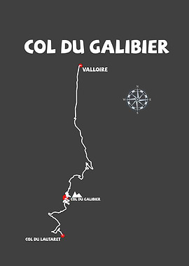 Col du Galibier serpentine
