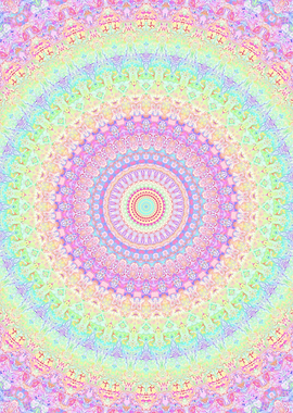 Boho Pastel Mandala