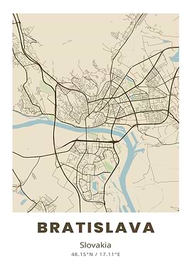 Bratislava City Map