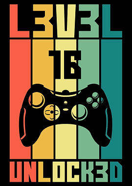 Level 16 Unlocked Gamer