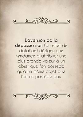 Aversion de depossession