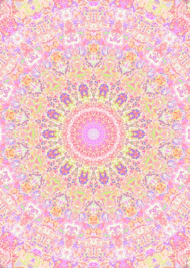 Trippy Vivid Mandala