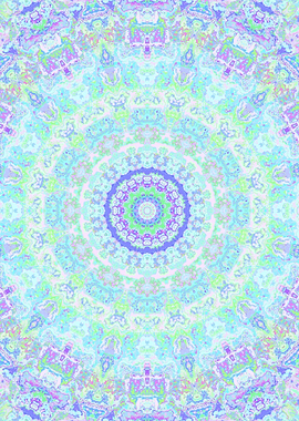 Groovy Colorful Mandala