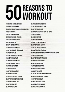 50 Reasons To Workout