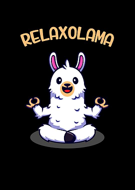 Relaxo Llama Funny Yoga