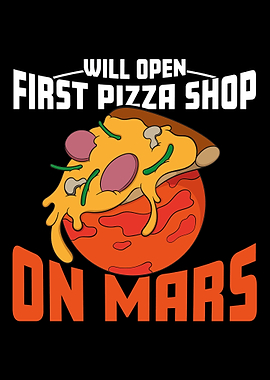 Pizza Slice Mars Fan