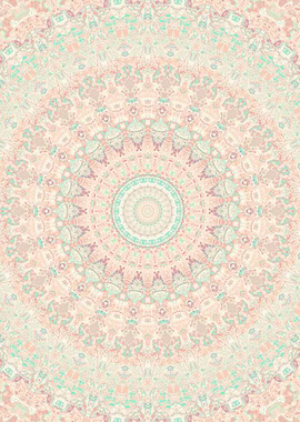 Pastel Bohemian Mandal