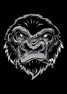 Gorilla Vector Art