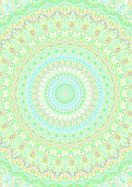 Trippy Colorful Mandala