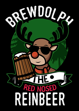 Brewdolph Red nosed Reinbe