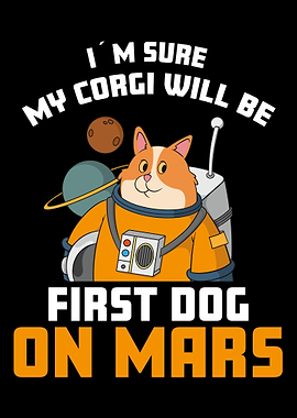 First on Mars Corgi Lover