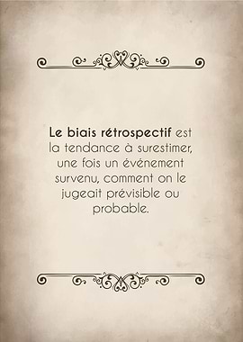Le biais retrospectif