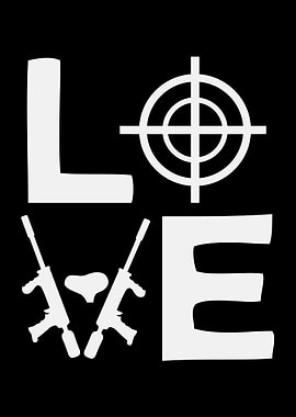Paintball Love Target Aim