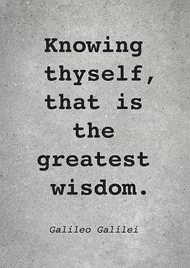 Galileo Galilei Quote L006