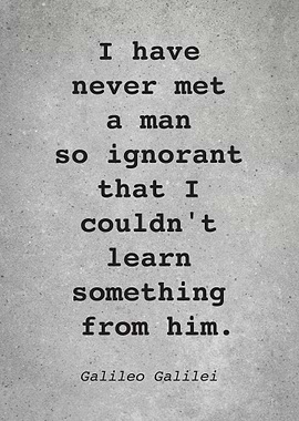 Galileo Galilei Quote L004