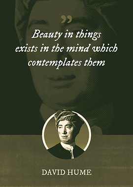 Beauty in things exists in
